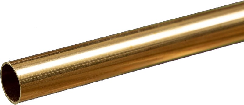 K & S Precision Metals K&S 8134 Round Brass Tube, 11/32" OD x 0.014" Wall x 12" Long - Precision Metal for Crafts and Model Building - Image 3